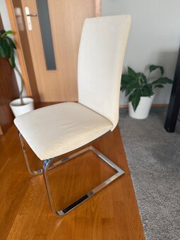 Židle s kovovou podnoží - 3