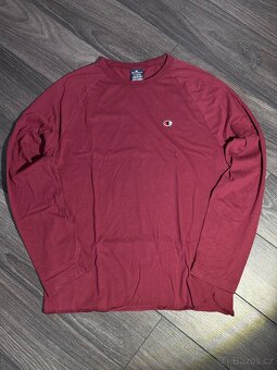 Vínový longsleeve Champion - 3