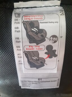 Detska autosedacka Britax - 3