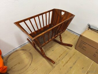 Kolíbka, dřevěná - 3