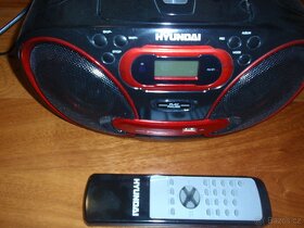 Hyundai přenosný přehrávač USB/SD, MP3 a CD, rádio - 3