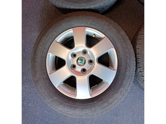 ALU disky Škoda Octavia II 5x112 R15 s letními pneu 195/65 R - 3