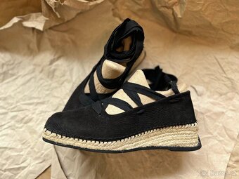 BOHO Espadrilky na platformě, šněrovací 41 - 3
