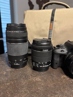 Fotoaparát Canon 100D + 3x objektiv + příslušenství - 3
