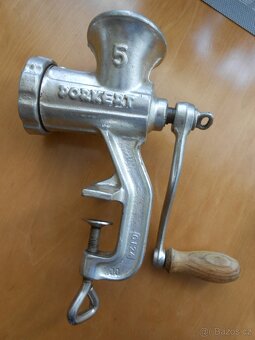 Kuchyňský mlýnek PORKERT 5 Made in Czechoslovakia -zachovalý - 3