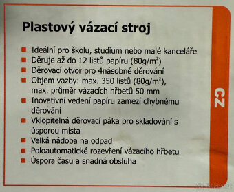 Kroužkový vazač PEACH Star Binder Pro PB200-30 - 3