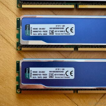 Kingston 8GB KIT (4x2GB) DDR3 1333MHz CL9 HyperX blu Edition - 3