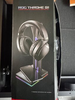 ASUS ROG Throne Qi držák sluchátek s bezdrátovým nabíjením - 3