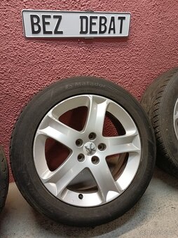 Originál alu disky Peugeot Cosmos 17" 5x108+šrouby - 3