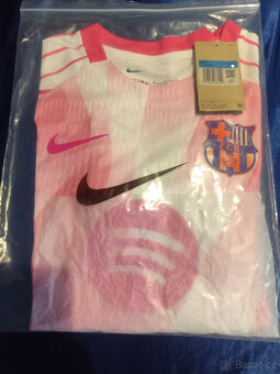 Dres Fc Barcelona Ružový Hráčsky Unikátny Nový s visačkami - 3