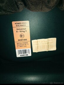 Autosedačka Romer Plus (Britax) 9-18 kg - 3