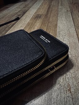 Black Crossbody Mini Bag – Double Zip – With Strap – Elegant - 3