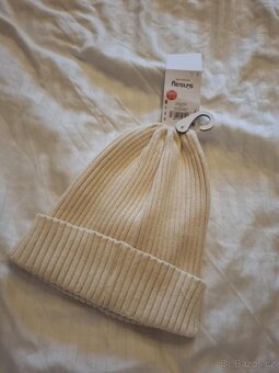 Béžová dámská čepice - 3