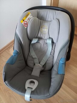 Vajíčko (autosedačka) cybex Aton M- Grey - 3