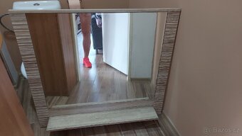 Zrcadlo s polickou ložnice, koupelna,salon chodba - 3