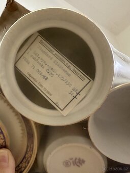 Čajový set Karlovarský porcelán nepoužitý originální balení - 3