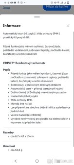 Bezdrátový rachometr Crivit - 3
