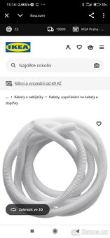 Interiérová chránička na kabely ikea - 3