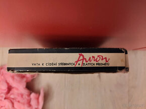 Vata k cídění Auron vč. retro krabičky 2,- Kčs - 3