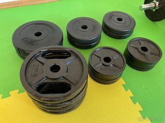 Sada nakládacích činek FitnessLine 75 kg - 3