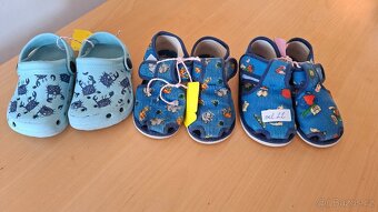 Vel. 22 zimní boty 2x , papuče 2x, crosky 1x - 3