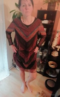 Znač.překrásné šifon.šaty nové s volány,Desigual, Xxl, menší - 3