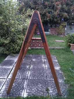 Dětská dřevěná zahradní prolézačka - SLEVA - 3