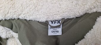 Zimní kabát, teplý vel. 134/140 - 3