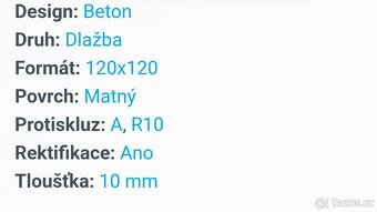 Dlažba 120x120cm - 3