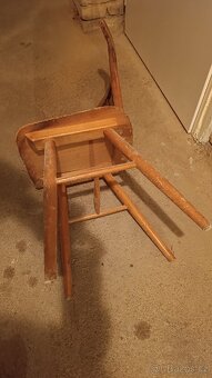 Retro židle dřevěná - 3