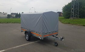Nový přívěsný vozík 750kg s plachtou - dovoz po celé ČR - 3