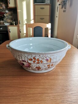 Porcelánová starodávná mísa - 3