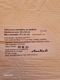 Mezistěny z včelího vosku 21,5x37 - 3