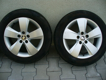 ALU ŠKODA 5x100 185/60 r15 - 3