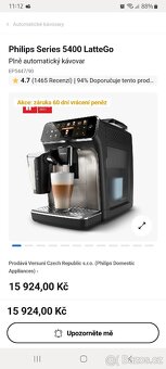 Automatický kávovar Philips Latte Go - 3