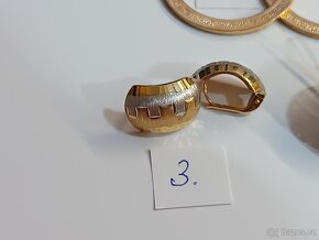 Zlaté náušnice 585/1000 14kt - 3