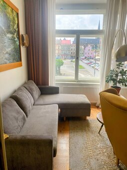 Sedací souprava - sedačka - šedozelená 220 cm pravá - 3