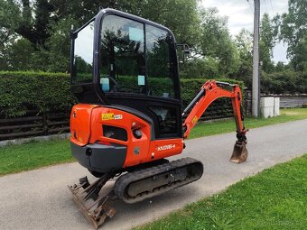 Minibagr Kubota KX016-4, rok 2017, 1950mth, roztah. pásy - 3