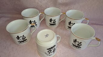 Retro hrnky Mozart Epiag Made in Czechoslovakia 6 ks - 3