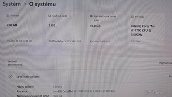 Herní PC sestava i7-7700, GTX 1060, 16GB, SSD - 3