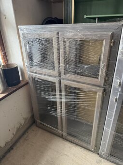 Nová dřevěná špaletová okna (smrk) – 3 ks - 3