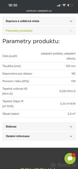 Polystyren extrapor 150 - 100mm 22,5m2 - 3