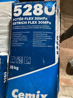 Potěr flex s vlákny Cemix 5280 - 3