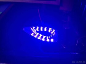 4x LED moto blinkry, svítí modře - 3