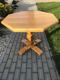 Masivní bukový dřevěný stůl - 3