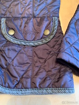 luxusní jarní hnědá bundička zn. Barbour - vel. XS - 3