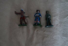 vojsko, kovbojove, indiani - cínové figurky - 3