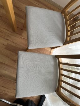 IKEA EKEDALEN jídelní stůl a 2x židle - 3