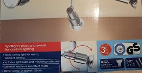 Nové halogenové stropní světlo - 3