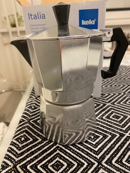 ☕ Moka konvička Kela Italia – 3 šálky (nová, nepoužitá) - 3